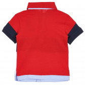 Tricou din bumbac cu guler pentru bebeluș, multicolor Idexe 239273 4