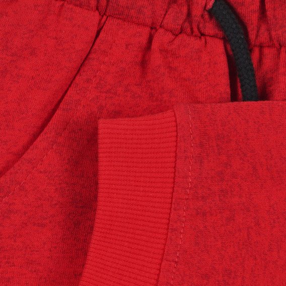 Pantaloni scurți din bumbac pentru bebeluș, roșii Idexe 239280 3