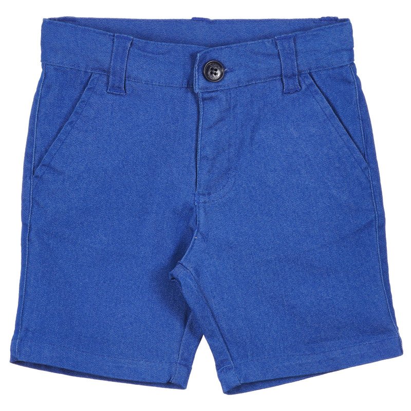 Pantaloni scurți din denim, de culoare albastră  239290