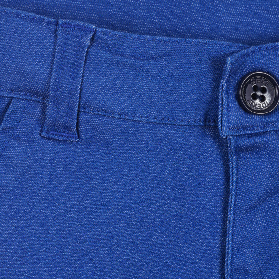 Pantaloni scurți din denim, de culoare albastră Idexe 239292 3