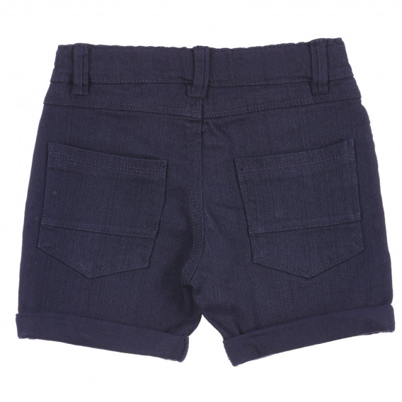 Pantaloni scurți din bumbac - albaștri Idexe 239297 4