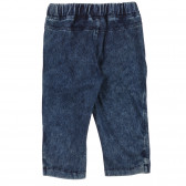 Jeans cu talie elastică pentru bebeluș, albastru Idexe 239308 3