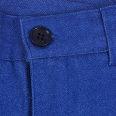 Jeans cu tiv pliat, albastru Idexe 239322 2