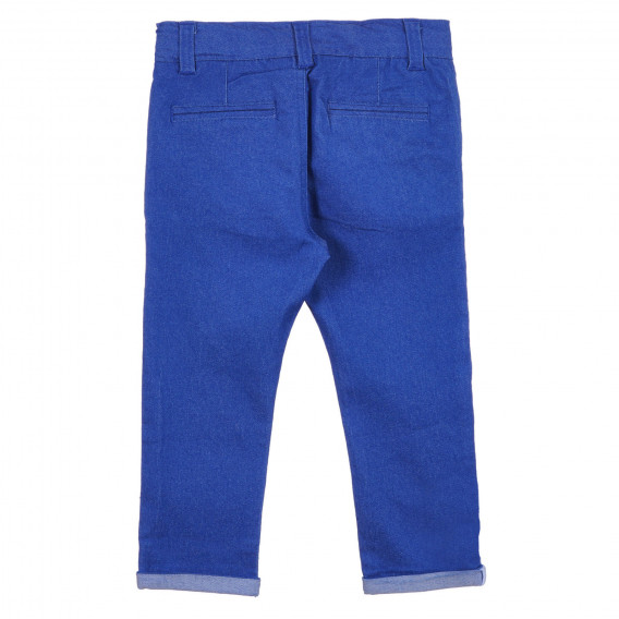 Jeans cu tiv pliat, albastru Idexe 239324 4