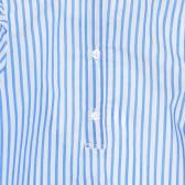 Bluză cu mâneci lungi în dungi albastre și albe pentru bebeluși Idexe 239379 2