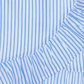 Bluză cu mâneci lungi în dungi albastre și albe pentru bebeluși Idexe 239380 3