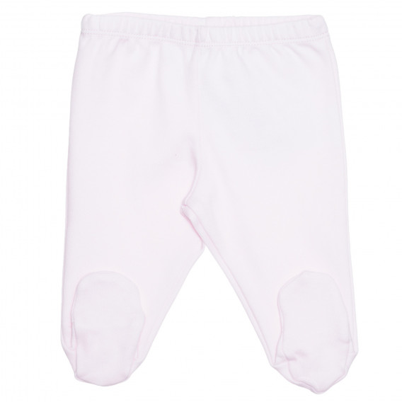 Pantaloni cu picior de bumbac pentru bebeluși, roz Idexe 239393 