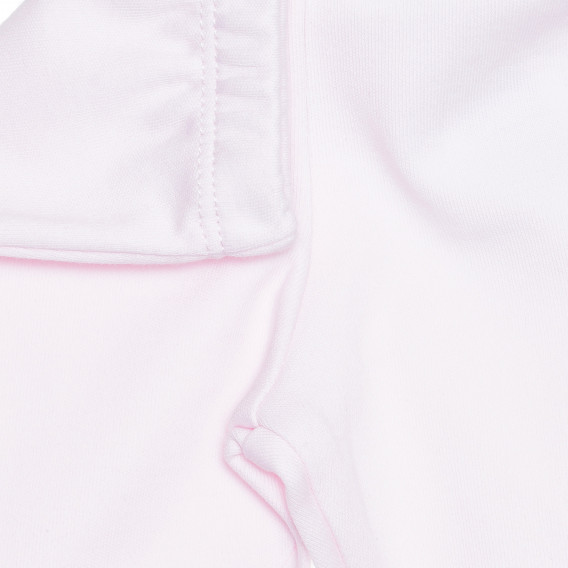 Pantaloni cu picior de bumbac pentru bebeluși, roz Idexe 239394 2