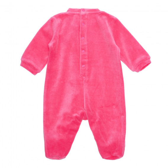 Salopetă de pluș, imprimeu cu pepene verde pentru bebeluș, roz Idexe 239453 4