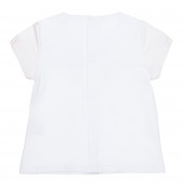 Set de tricou și pantaloni pentru bebeluși din bumbac, alb Idexe 239498 5