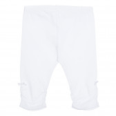 Set de tricou și pantaloni pentru bebeluși din bumbac, alb Idexe 239500 7