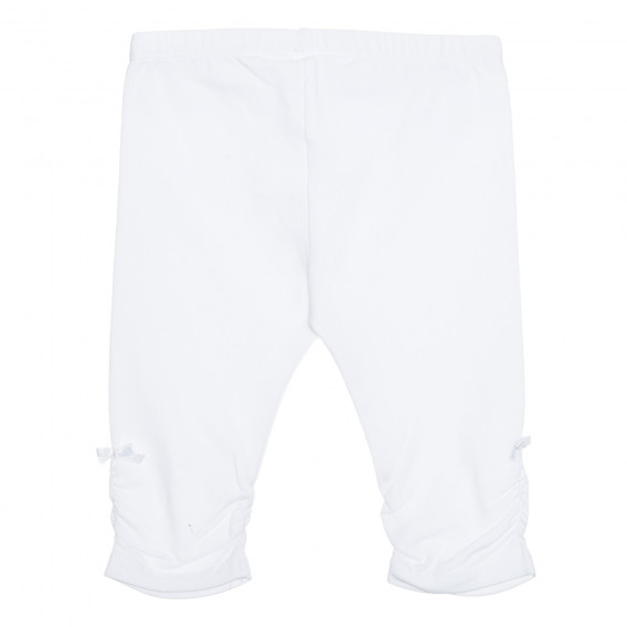 Set de tricou și pantaloni pentru bebeluși din bumbac, alb Idexe 239500 7