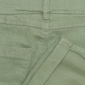Pantaloni scurți din bumbac, pe verde Idexe 239515 3