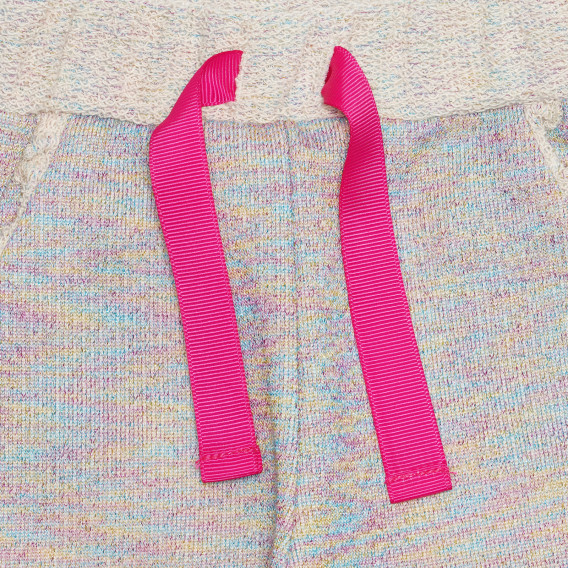 Pantaloni cu șnur roz pentru bebeluș, multicolor Idexe 239518 2