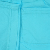 Pantaloni scurți din bumbac pentru bebeluș, albastru deschis Idexe 239649 3