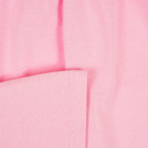 Tricou din bumbac cu mâneci spectaculoase, roz Idexe 239707 2