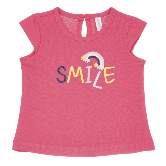 Set de bumbac Smile pentru bebeluș, roz și galben Idexe 239735 2