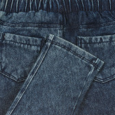 Jeans elastici din bumbac, albastru Idexe 239783 3