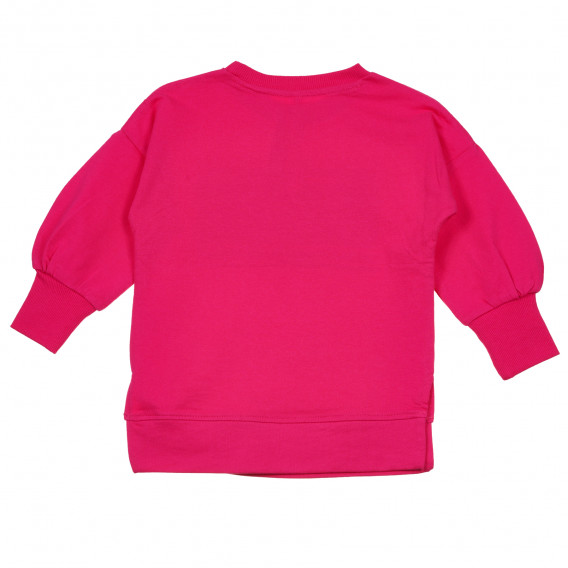 Bluză din bumbac Girl PWR, roz Idexe 239853 4