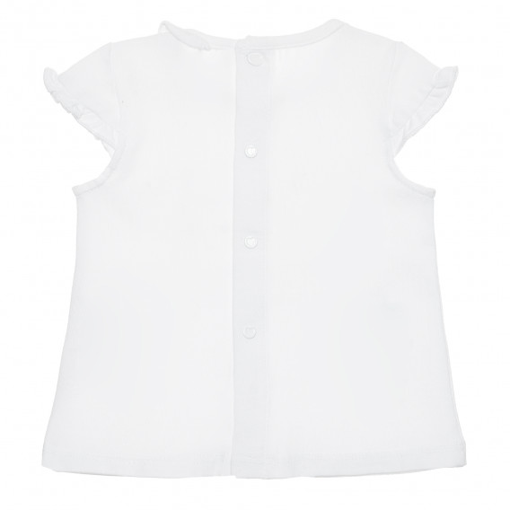 Tricou din bumbac Minunat pentru bebeluș, alb Idexe 239875 2