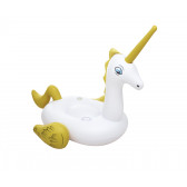 Saltea gonflabilă Unicorn, 220 x 195 x 112 cm, alb cu galben Bestway 239945 2