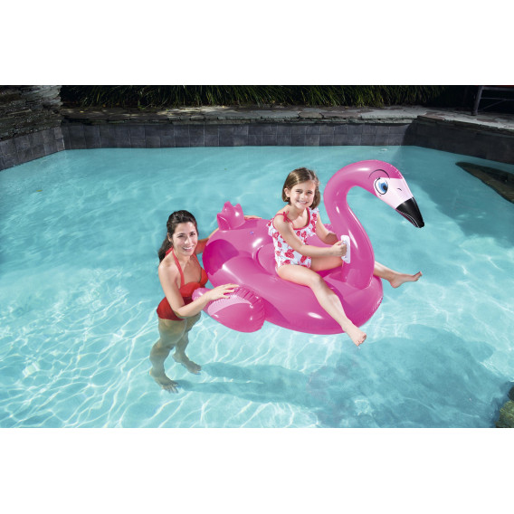 Saltea gonflabilă Flamingo, 135 x 119 x 112 cm, roz Bestway 239952 9