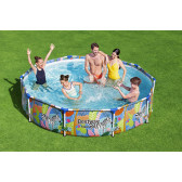 Piscină prefabricată pentru copii Steel Pro Pool, 305 x 305 x 66 cm, 4062 l, multicolor Bestway 239984 3