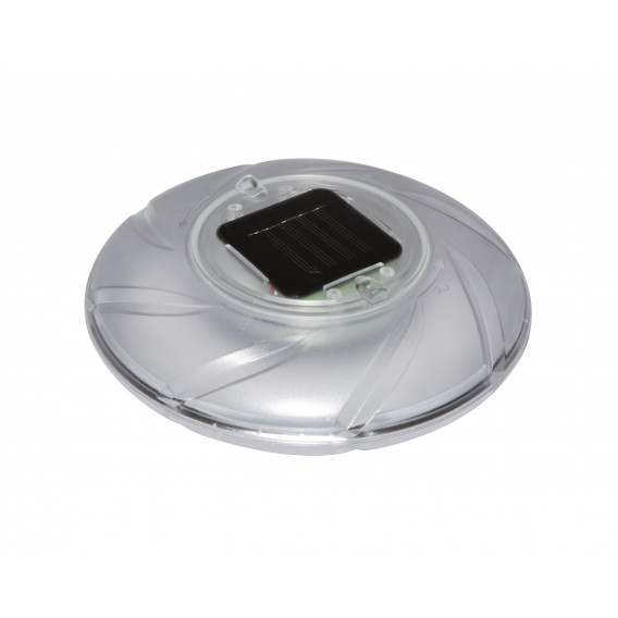 Lampă solară plutitoare pentru piscină Flowclear Solar-Float Lamp, IP68, 21 x 21 x 8 cm, alb Bestway 240173 