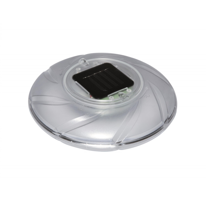 Lampă solară plutitoare pentru piscină Flowclear Solar-Float Lamp, IP68, 21 x 21 x 8 cm, alb  240173