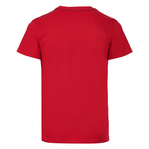 Tricou din bumbac cu sigla mărcii, roșu Guess 240241 3
