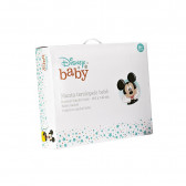 Pătură pentru bebeluși 140 x 110 cm Mickey Mouse, albastră Mickey Mouse 240529 3
