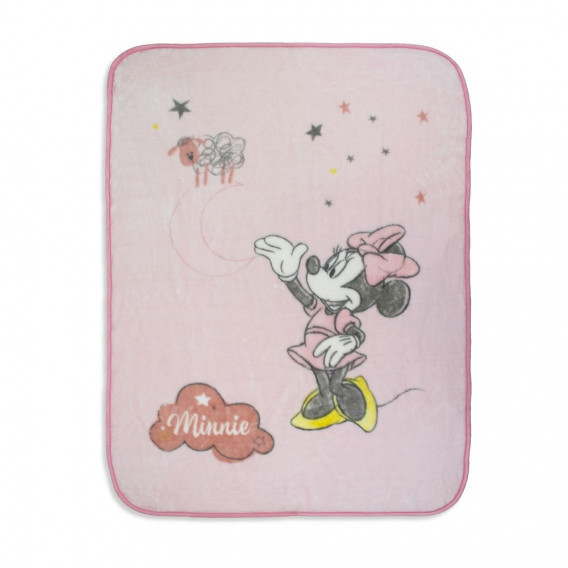 Pătură pentru bebeluși 140 x 110 cm Minnie Mouse, roz Minnie Mouse 240533 