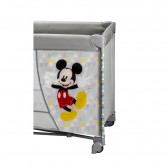 Pătuț MICKEY MOUSE cu un singur nivel, cu roți, pentru saltea 120 x 60 cm, gri Mickey Mouse 240538 3