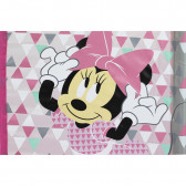 Pat cu un nivel MINNIE MOUSE, cu roți, pentru saltea 120 x 60 cm, roz Minnie Mouse 240542 4