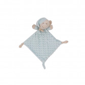 Pătură pentru bebeluși 80 x 100 cm, set cu jucărie de alint 28 x 17 cm Ursuleț, verde Inter Baby 240596 2