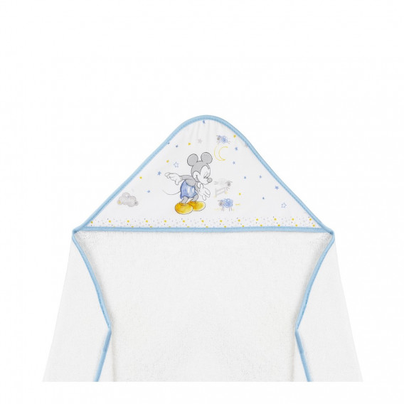 Prosop de baie pentru copii MICKEY, 100 x 100 cm, alb și albastru Mickey Mouse 240674 3