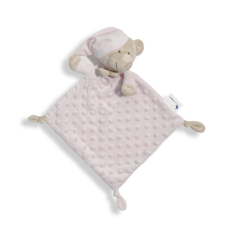Jucărie de alint Ursuleț de pluș, 28 x 17 cm, roz  240698