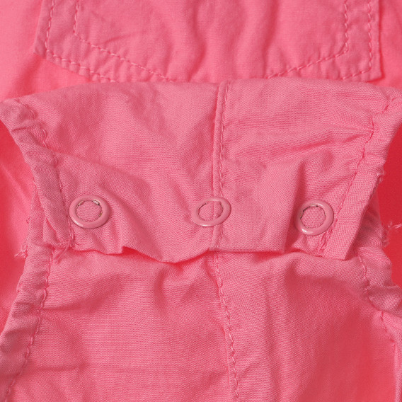 Salopete din bumbac pentru fete, roz Benetton 241280 3