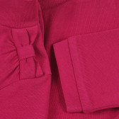 Bluză din bumbac cu mâneci lungi și imprimeu pentru fete,  roz Chicco 241301 4