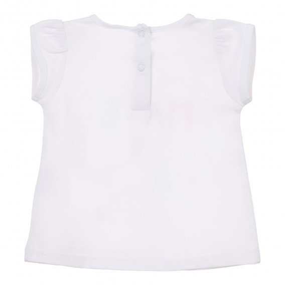 Bluză din bumbac pentru bebeluși, de culoare albă Tape a l'oeil 241384 2
