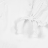 Bluză cu mânecă scurtă cu imprimeu pentru fetițe Armani 241393 3