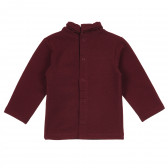Bluză din bumbac cu mâneci lungi pentru bebeluși, design drăguț, roșie pentru fete KIABI 241405 3