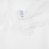 Bluză cu mâneci lungi pentru fetițe - alb Neck & Neck 241503 4