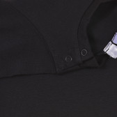 Bluză neagră cu mâneci lungi din bumbac pentru bebeluși Vitivic 241613 3