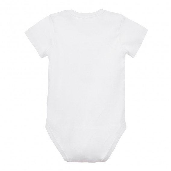 Body alb pentru bebeluși cu imprimeu animal Chicco 241761 6