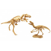 Set Dino 2buc - Tiranozaurus Rex și Velociraptor Buki France 241916 2