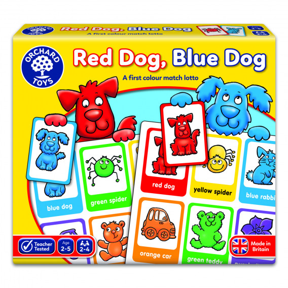 Joc de societate - Câine roșu, Câine albastru Orchard Toys 242235 