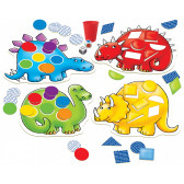 Joc de societate - Dinozauri cu buline Orchard Toys 242246 5