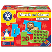 Potrivește și numără - puzzle Orchard Toys 242259 