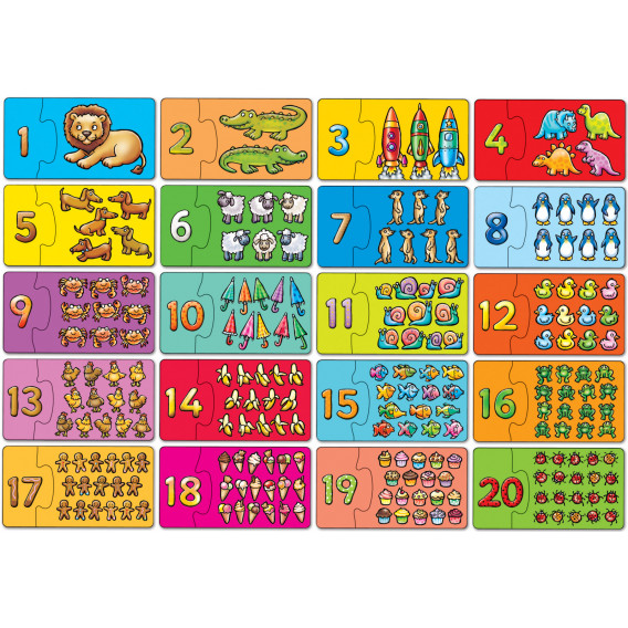 Potrivește și numără - puzzle Orchard Toys 242260 2